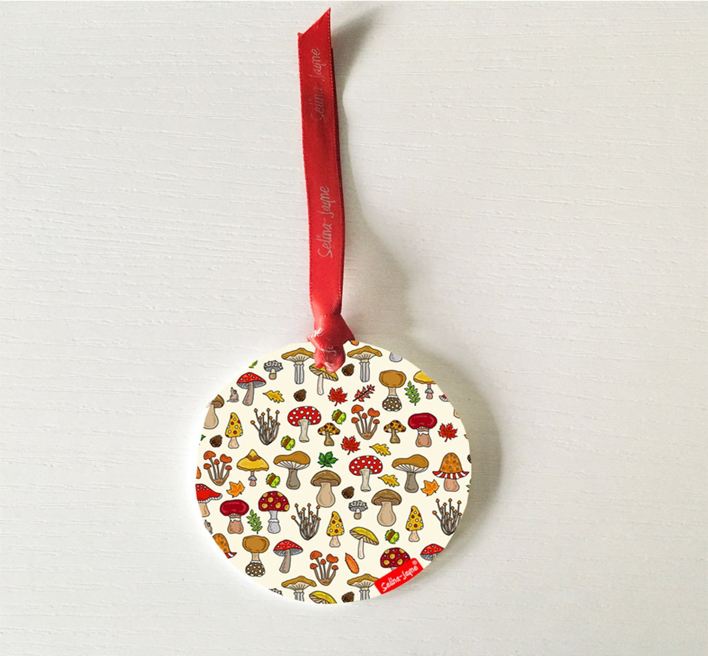 Mushrooms Hanging Decoration by Selina-Jayne