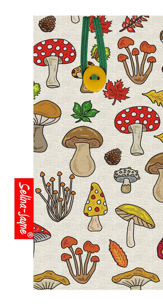 Mushrooms Soft Glasses Case by Selina-Jayne