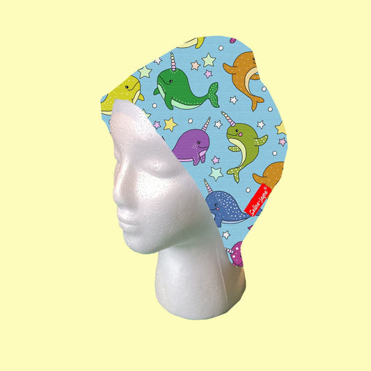Narwal Scrub Cap by Selina-Jayne