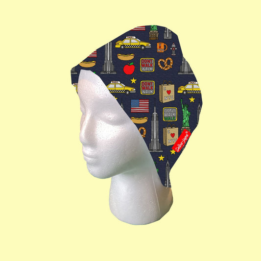 New York City Scrub Cap by Selina-Jayne