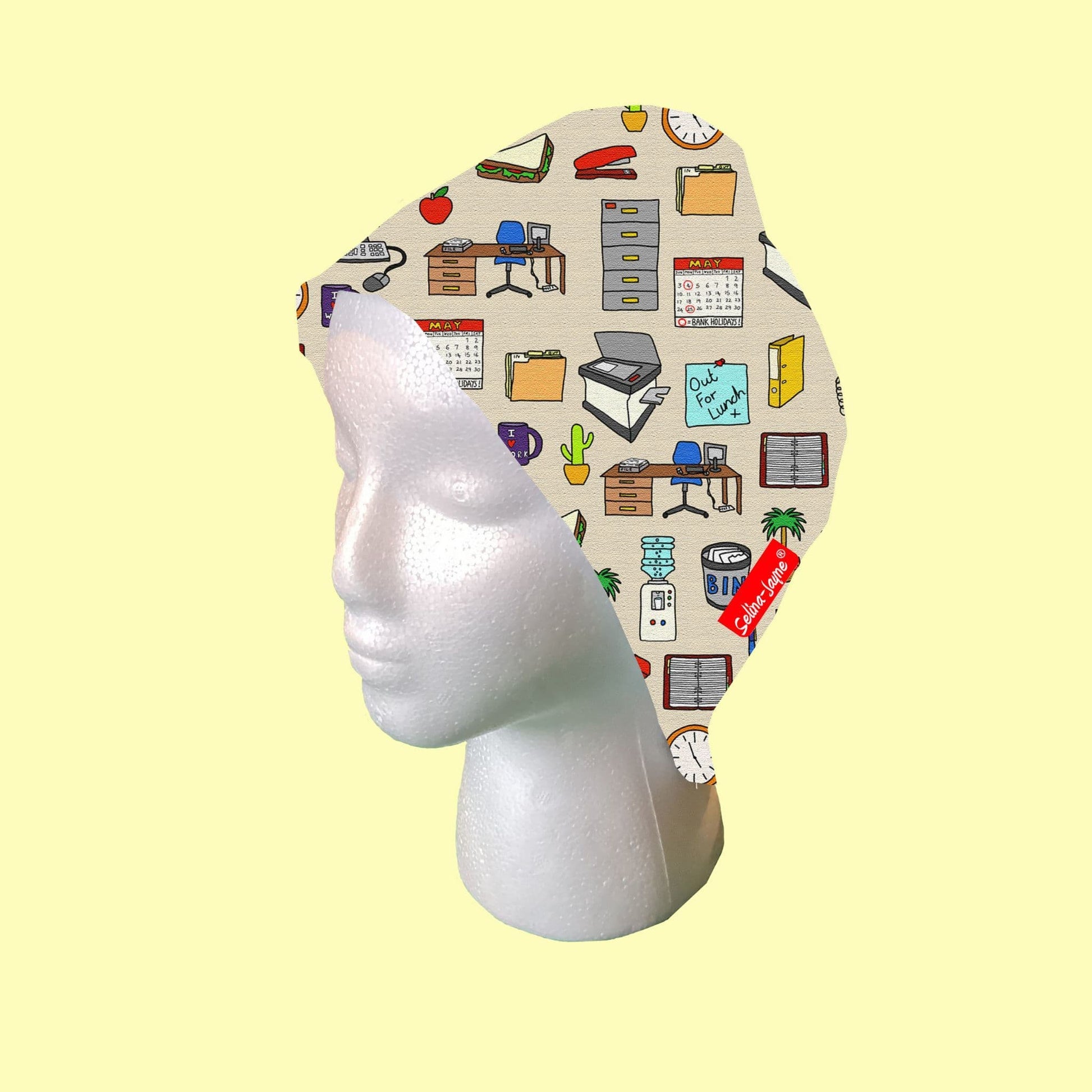 Office Scrub Cap by Selina-Jayne