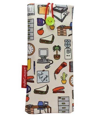 Office Soft Glasses Case by Selina-Jayne