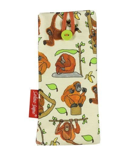 Orangutan Soft Glasses Case by Selina-Jayne