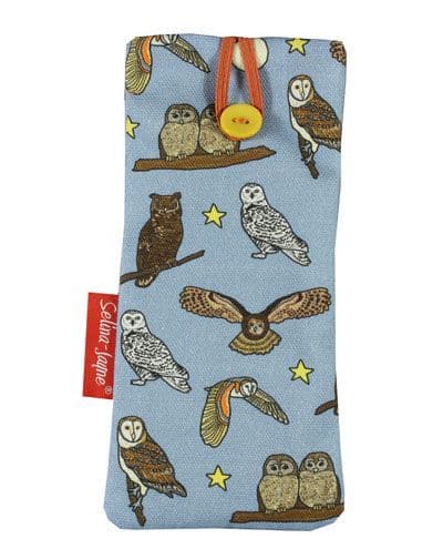 Owls Soft Glasses Case by Selina-Jayne