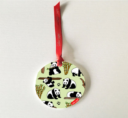 Panda Bear Hanging Decoration by Selina-Jayne