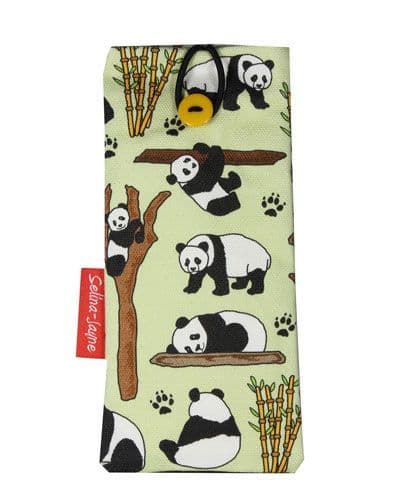 Panda Bear Soft Glasses Case by Selina-Jayne