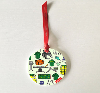 Paramedic Hanging Decoration by Selina-Jayne