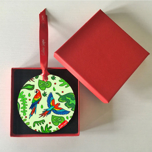 Parrots Hanging Decoration by Selina-Jayne