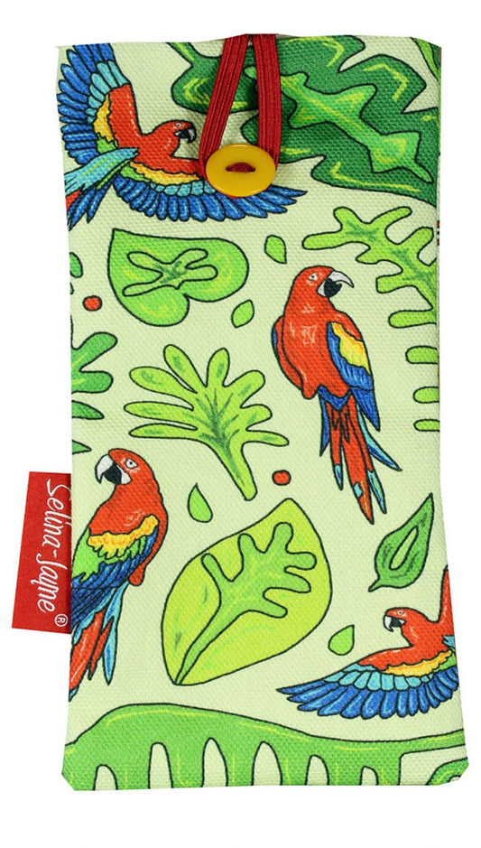 Parrots Soft Glasses Case by Selina-Jayne