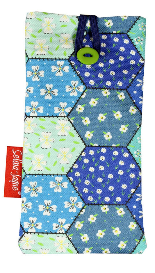 Patchwork Soft Glasses Case by Selina-Jayne