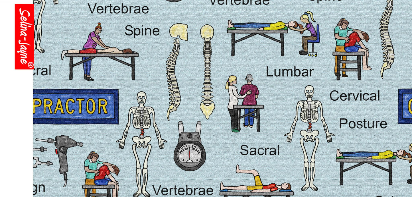 Chiropractor Pencil Case by Selina-Jayne