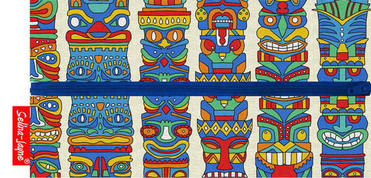 Totem Poles Pencil Case by Selina-Jayne