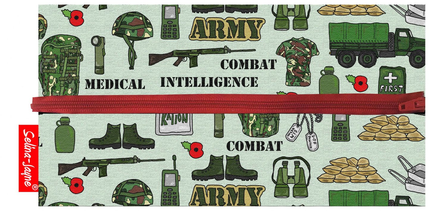 Army Pencil Case by Selina-Jayne