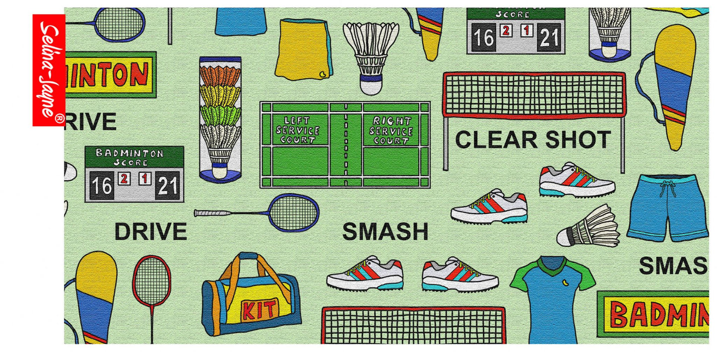Badminton Pencil Case by Selina-Jayne