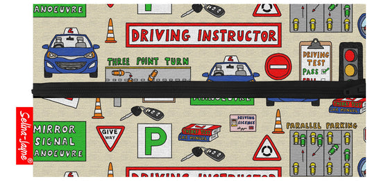Driving Instructor Pencil Case by Selina-Jayne