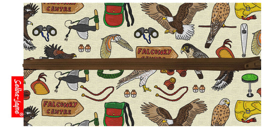 Falconry Pencil Case by Selina-Jayne