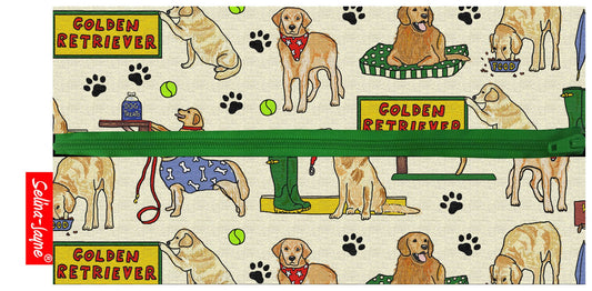 Golden Retriever Pencil Case by Selina-Jayne