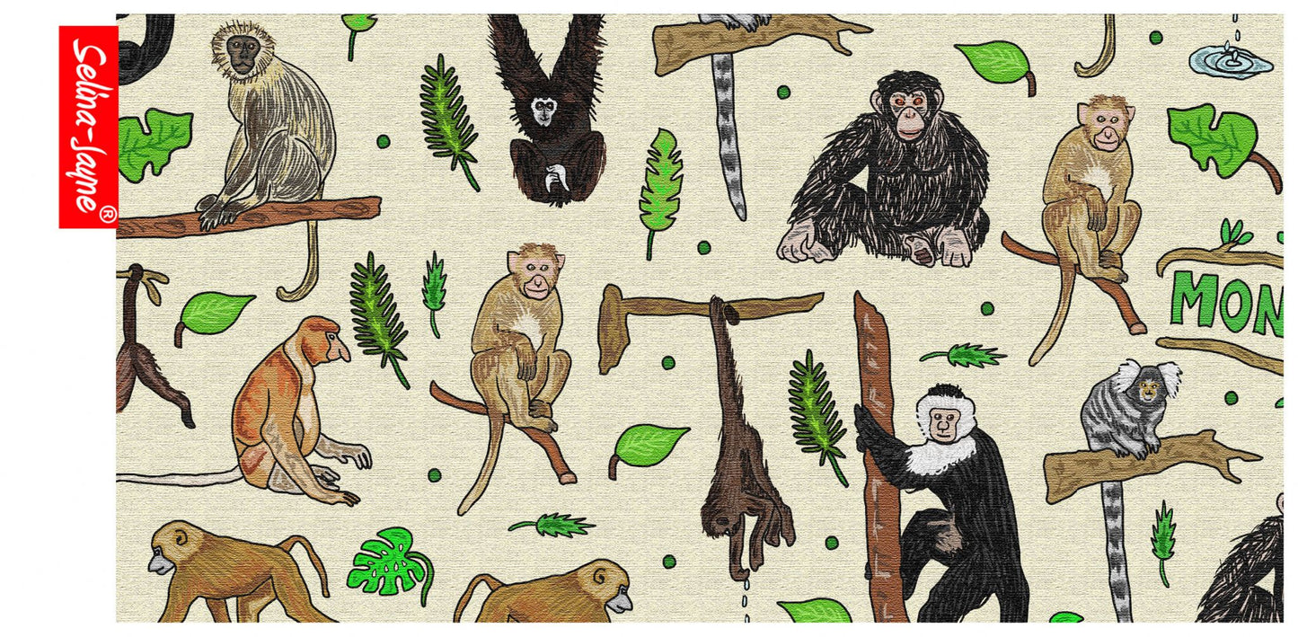 Monkey Pencil Case by Selina-Jayne