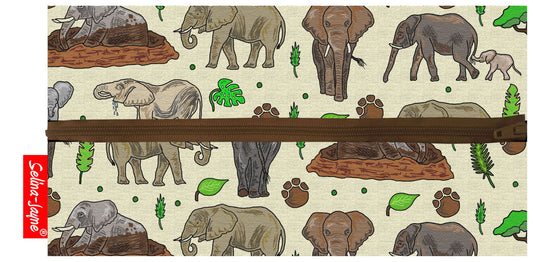 Wild Elephants Pencil Case by Selina-Jayne