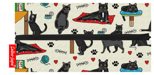 Black Cats Pencil Case by Selina-Jayne