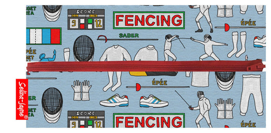 Fencing Pencil Case by Selina-Jayne
