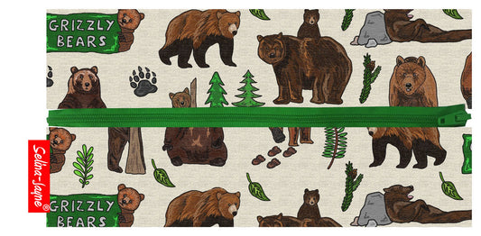 Grizzly Bears Pencil Case by Selina-Jayne