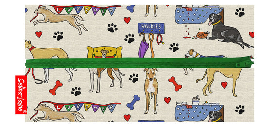 Lurcher Dog Pencil Case by Selina-Jayne