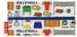 Volleyball Pencil Case by Selina-Jayne