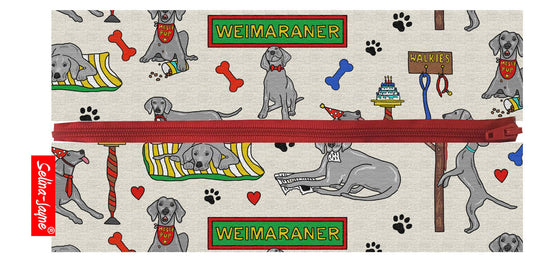 Weimaraner Dog Pencil Case by Selina-Jayne