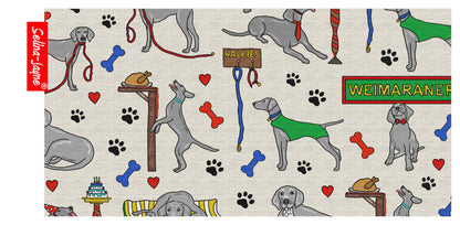 Weimaraner Dog Pencil Case by Selina-Jayne