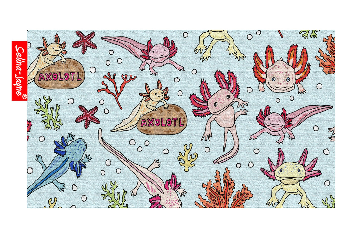 Axolotl Pencil Case by Selina-Jayne