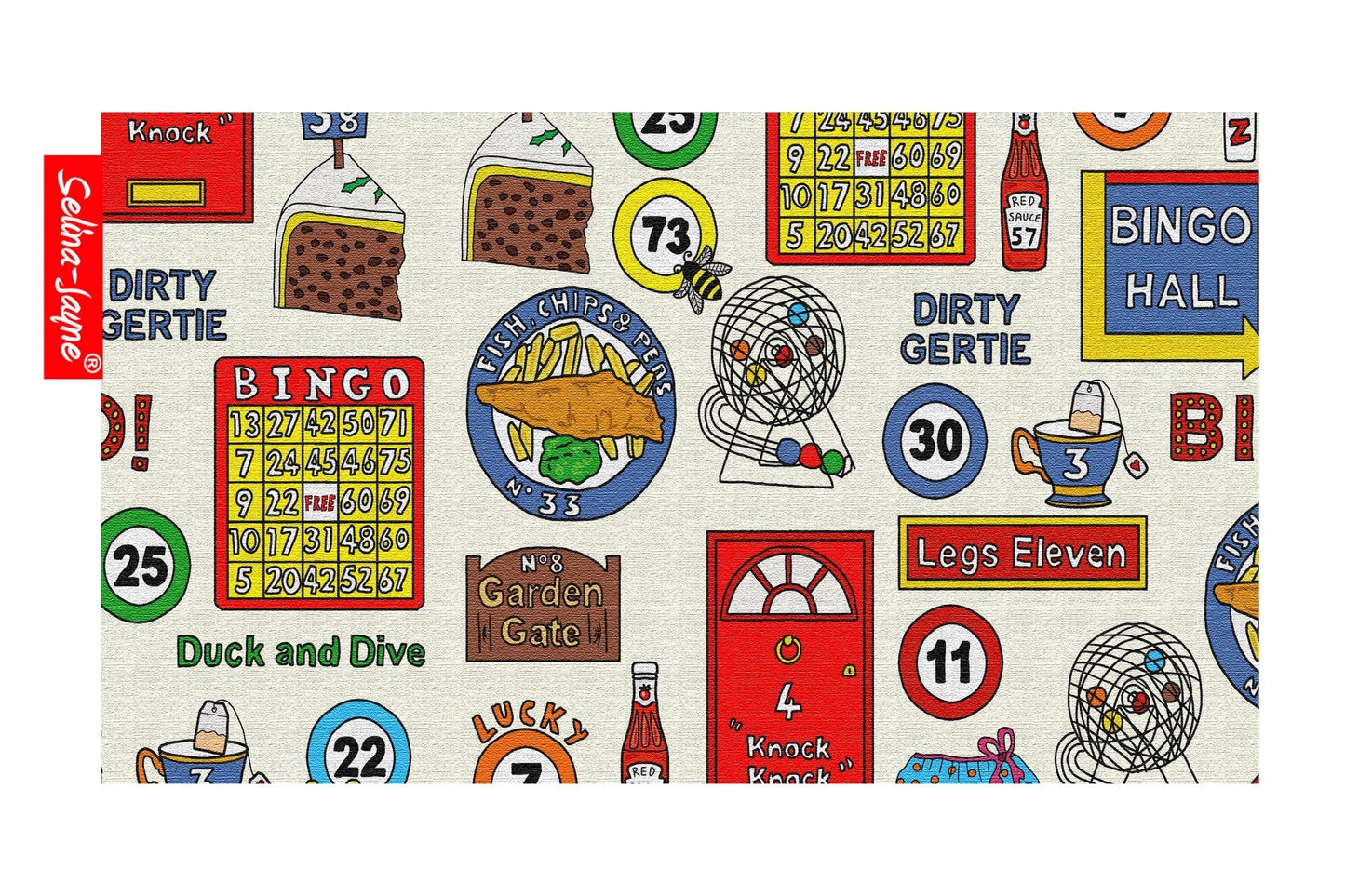Bingo Pencil Case by Selina-Jayne