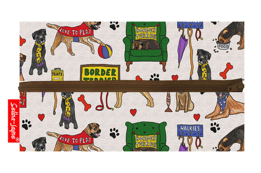 Border Terrier Pencil Case by Selina-Jayne