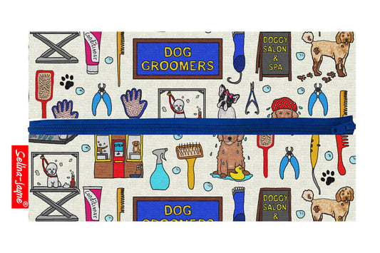 Dog Groomer Pencil Case by Selina-Jayne