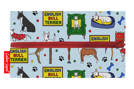 English Bull Terrier Pencil Case by Selina-Jayne