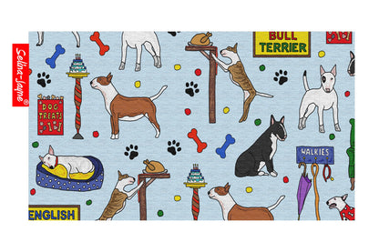 English Bull Terrier Pencil Case by Selina-Jayne