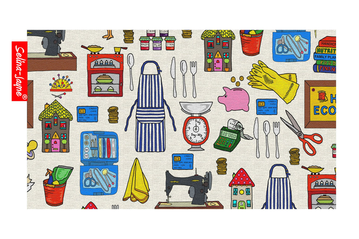 Home Economist Pencil Case by Selina-Jayne