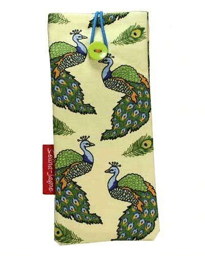 Peacocks Soft Glasses Case by Selina-Jayne