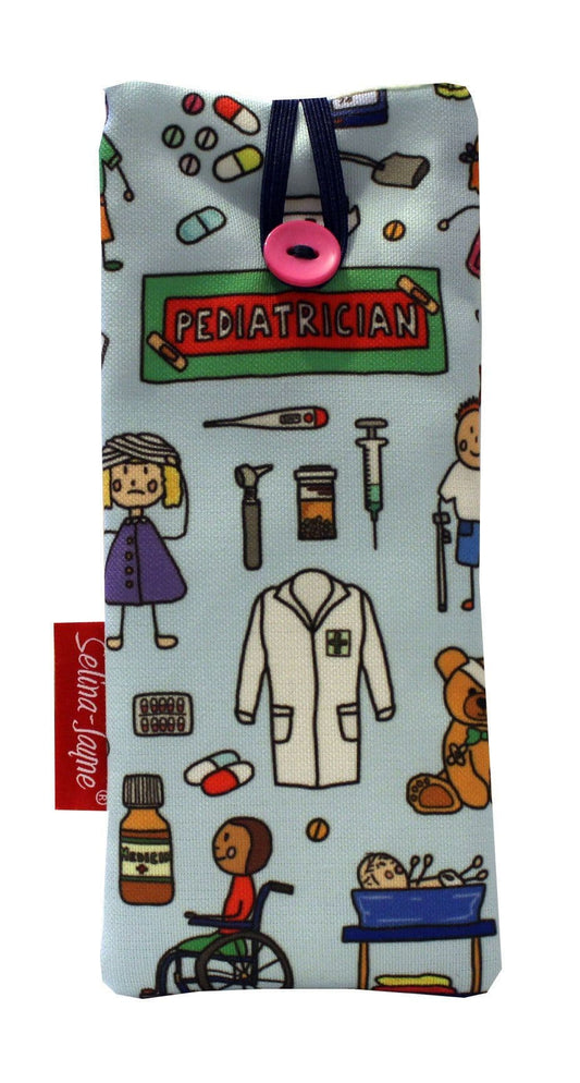 Pediatrician Soft Fabric Glasses Case by Selina-Jayne