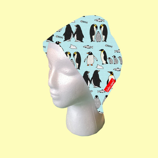 Penguins Scrub Cap by Selina-Jayne