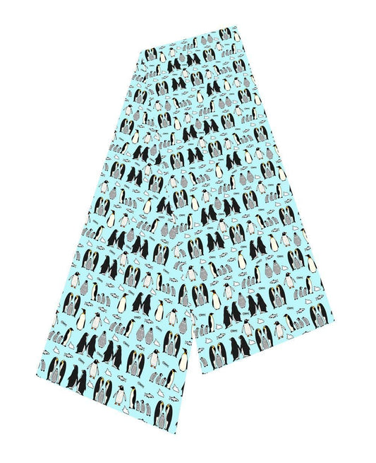 Penguins Silk Scarf by Selina-Jayne