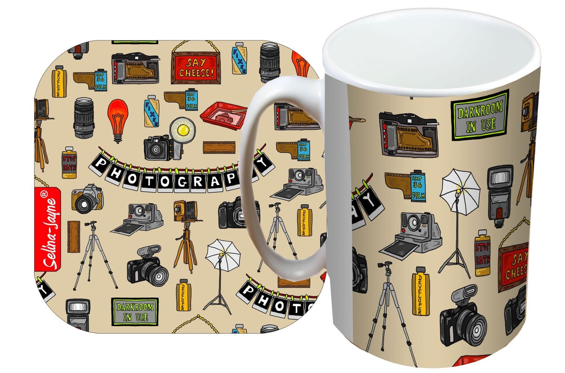 Photographer Mug and Coaster Gift Set by Selina-Jayne