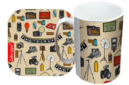 Photographer Mug and Coaster Gift Set by Selina-Jayne