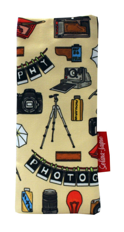 Photographer Soft Fabric Glasses Case by Selina-Jayne