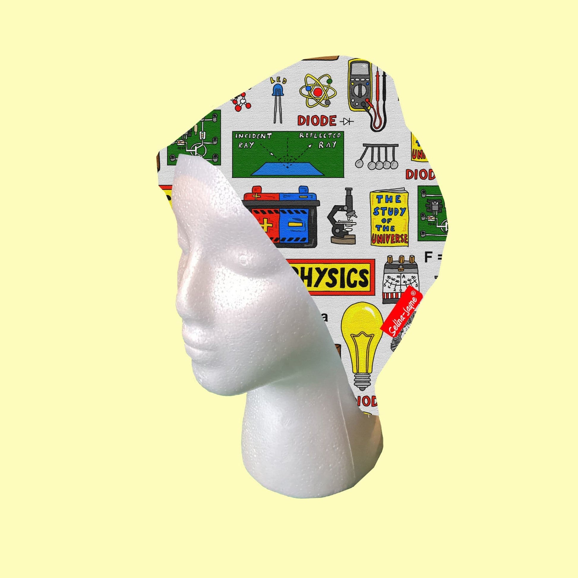 Physics Scrub Cap by Selina-Jayne
