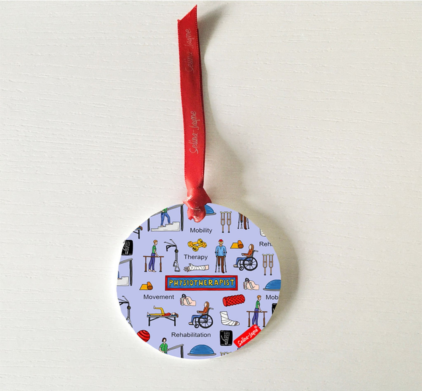 Physiotherapist Hanging Decoration by Selina-Jayne