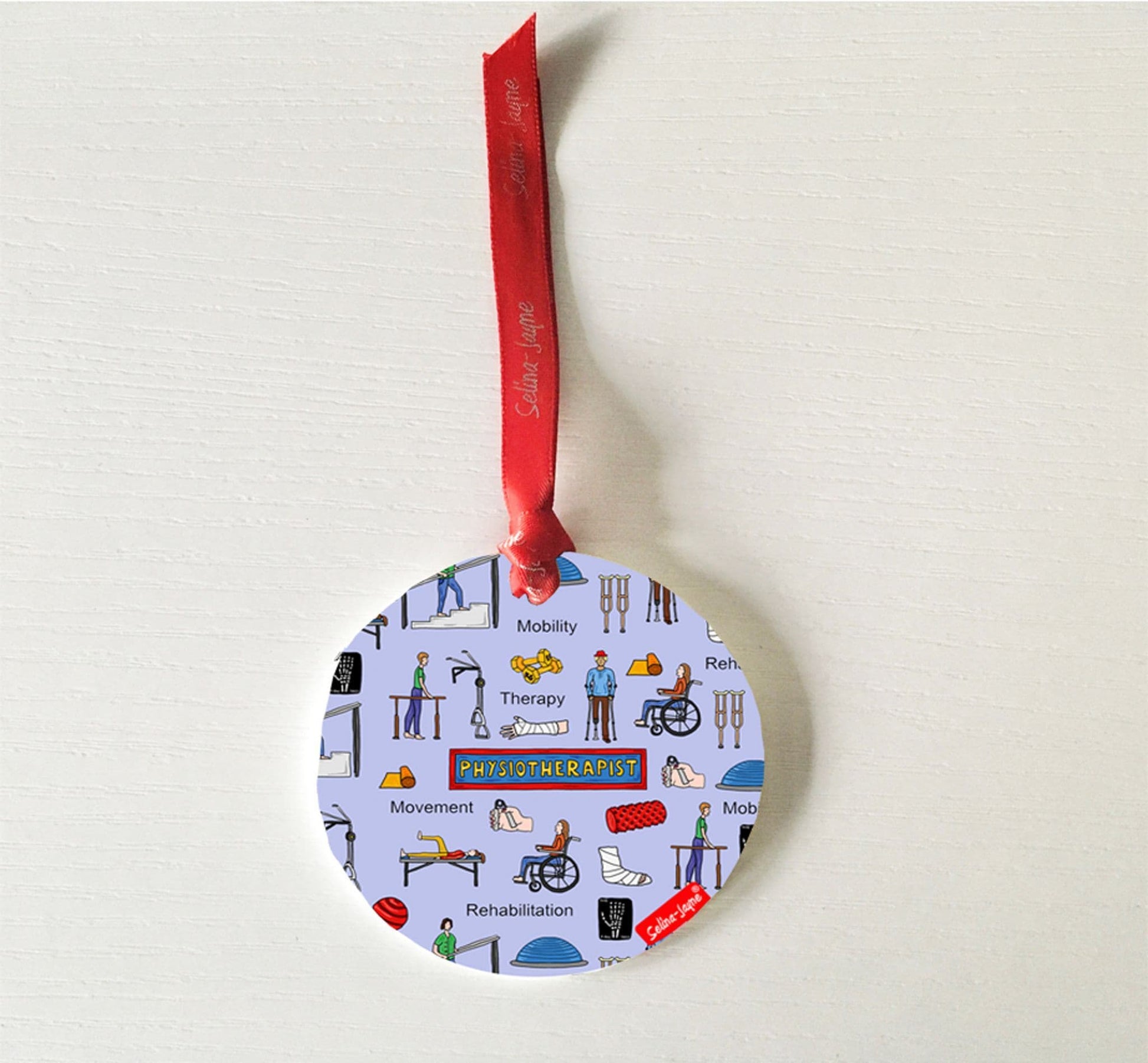 Physiotherapist Hanging Decoration by Selina-Jayne