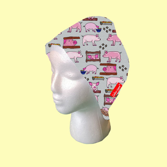 Pigs Scrub Cap by Selina-Jayne