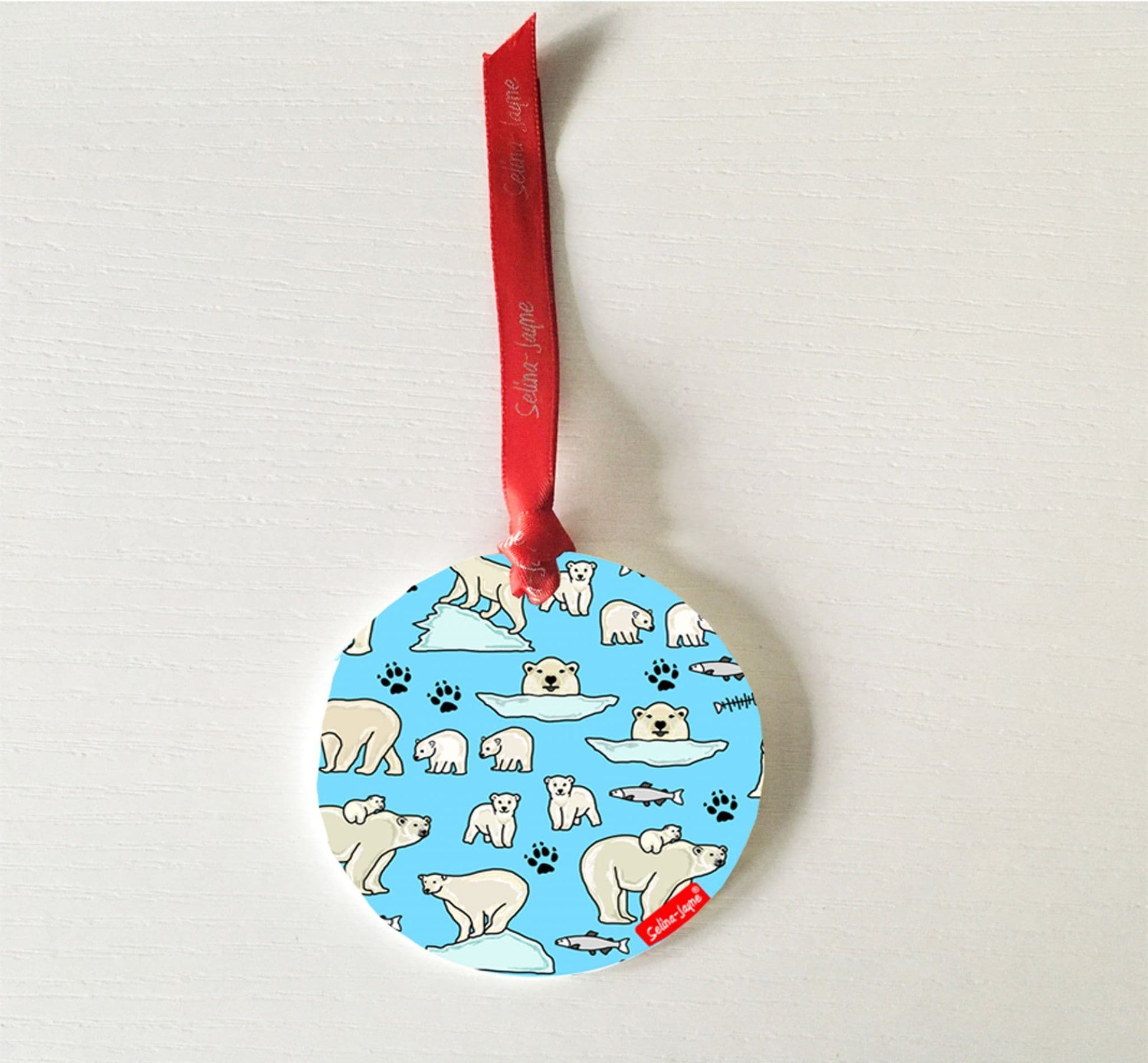 Polar Bear Hanging Decoration by Selina-Jayne