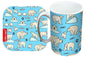 Polar Bear Mug and Coaster Gift Set by Selina-Jayne